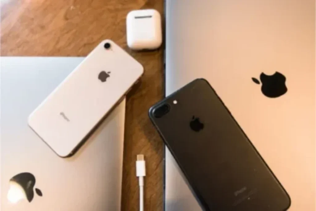 Aparelhos da Apple.